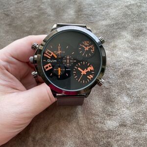 •OULM• Quartz Watch Stainless Steel Japan Movt